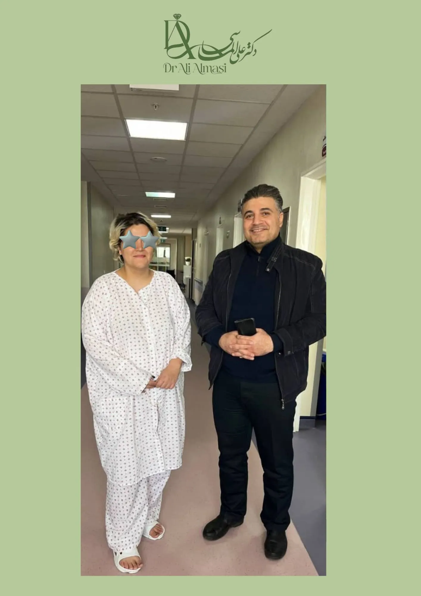 قبل از جراحی اسلیو معده توسط دکتر علی الماسی